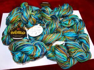 Noro Lily Yarn Multi 70% Cotton 30% Silk Luxury Yarn 7 Skeins Lot Made in Japan